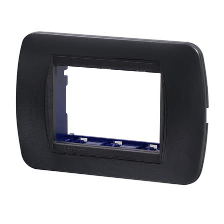 หน้ากาก 3 ช่อง BTICINO LIVING LIGHT SL4803ACF สีดำ_1