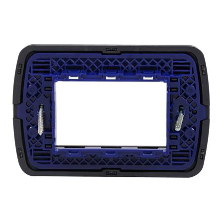 หน้ากาก 3 ช่อง BTICINO LIVING LIGHT SL4803ACF สีดำ_2