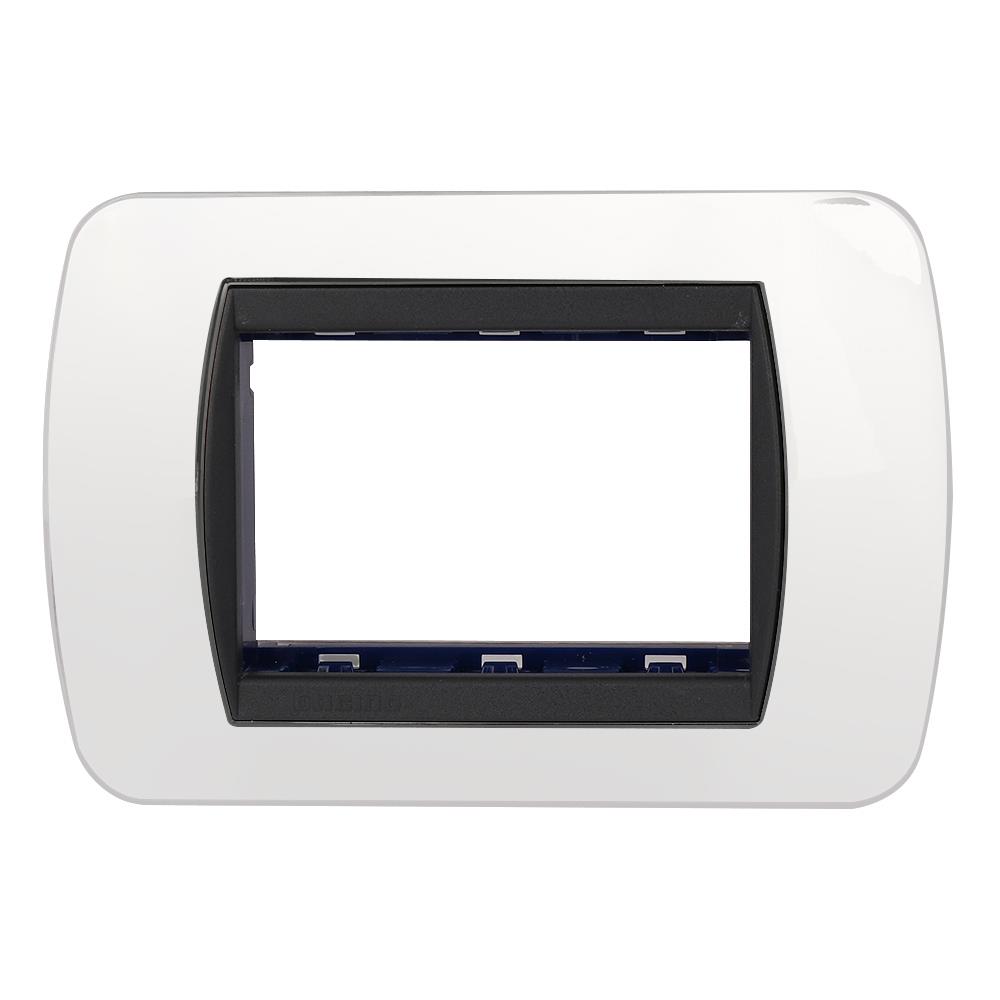 หน้ากาก 3 ช่อง BTICINO SL4803CRF สีขาว