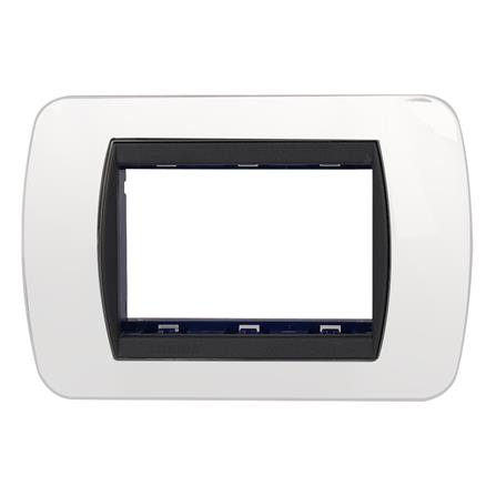 หน้ากาก 3 ช่อง BTICINO SL4803CRF สีขาว_0