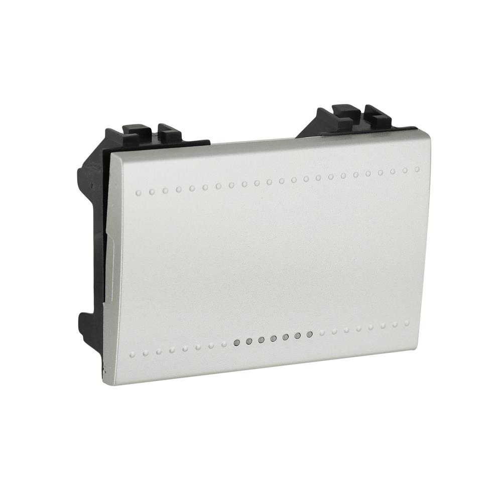 ฝาปิดช่องว่าง 3 ช่อง BTICINO LIVING LIGHT SNT4911K3F สีเงิน