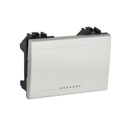 ฝาปิดช่องว่าง 3 ช่อง BTICINO LIVING LIGHT SNT4911K3F สีเงิน_1