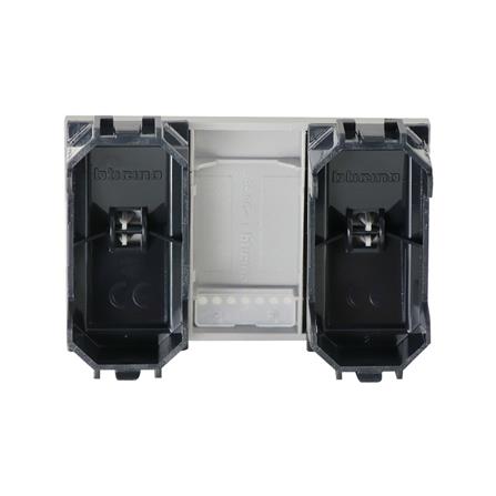 ฝาปิดช่องว่าง 3 ช่อง BTICINO LIVING LIGHT SNT4911K3F สีเงิน_2