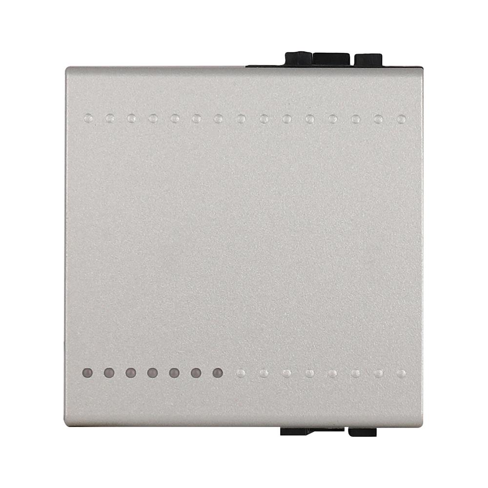 ฝาปิดช่องว่าง 2 ช่อง BTICINO LIVING LIGHT SNT4911K2 สีเงิน