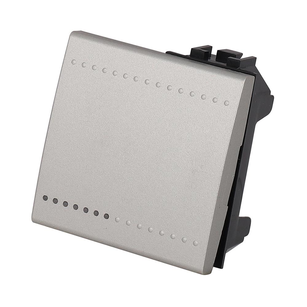 ฝาปิดช่องว่าง 2 ช่อง BTICINO LIVING LIGHT SNT4911K2 สีเงิน