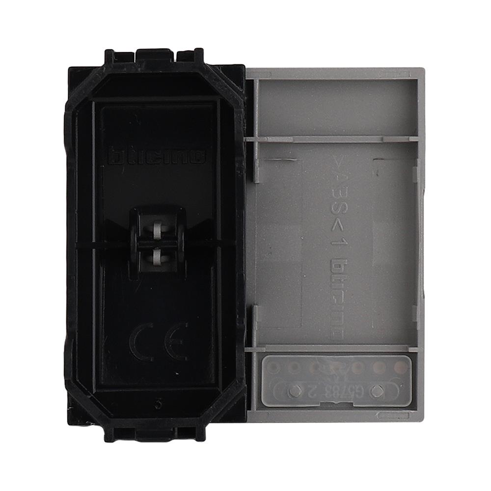 ฝาปิดช่องว่าง 2 ช่อง BTICINO LIVING LIGHT SNT4911K2 สีเงิน