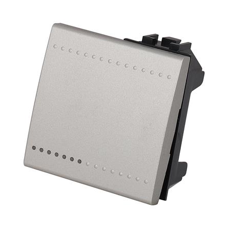 ฝาปิดช่องว่าง 2 ช่อง BTICINO LIVING LIGHT SNT4911K2 สีเงิน_1