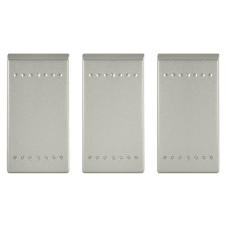 ฝาครอบสวิตช์ 1 ช่อง BTICINO SN4911F LIVING LIGHT สีเงิน (แพ็ก 3 ชิ้น)_1