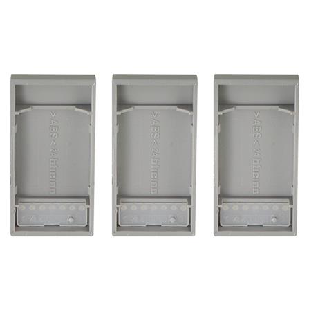 ฝาครอบสวิตช์ 1 ช่อง BTICINO SN4911F LIVING LIGHT สีเงิน (แพ็ก 3 ชิ้น)_2