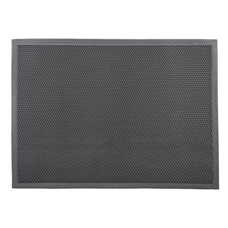 พรมเช็ดเท้าดักฝุ่น HOME LIVING STYLE Z 48X68 ซม. สีเทา_0