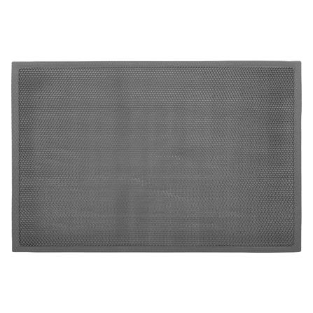 พรมเช็ดเท้าดักฝุ่น HOME LIVING STYLE Z 58X78 ซม. สีเทา