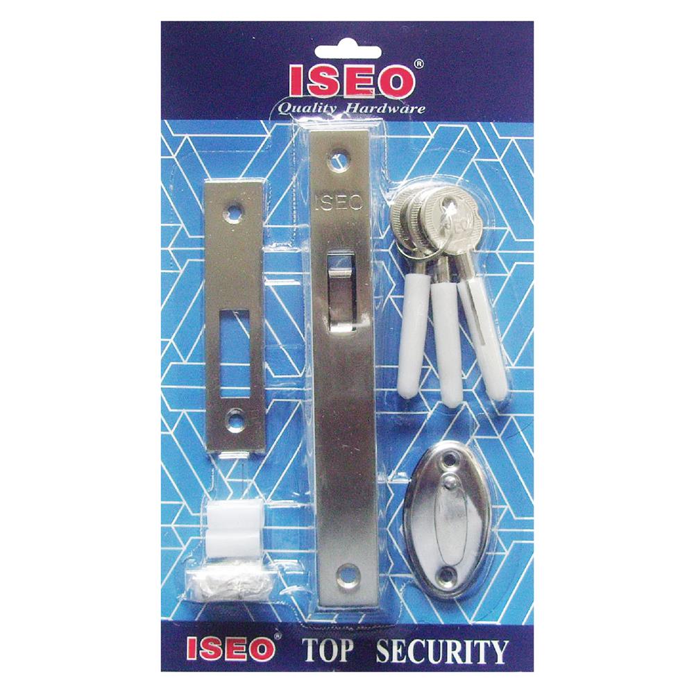 กุญแจบานเลื่อน ISON 498 สีสเตนเลส