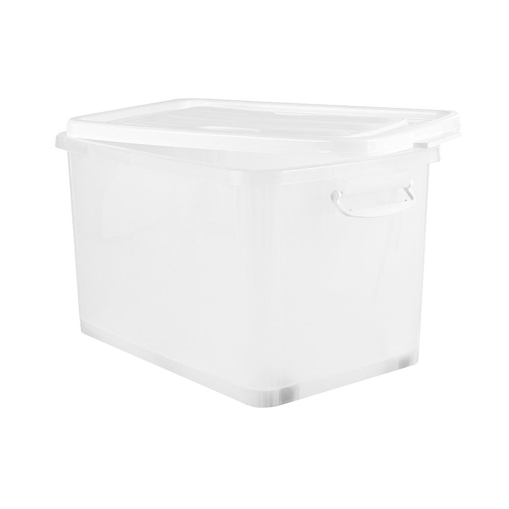 กล่องเก็บของ ฝาล็อค API 2007 100 ลิตร สีขาว