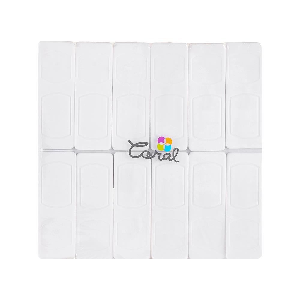 กิ๊บหนีบผ้าพิเศษ CSP สีขาว แพ็ค 12 ชิ้น