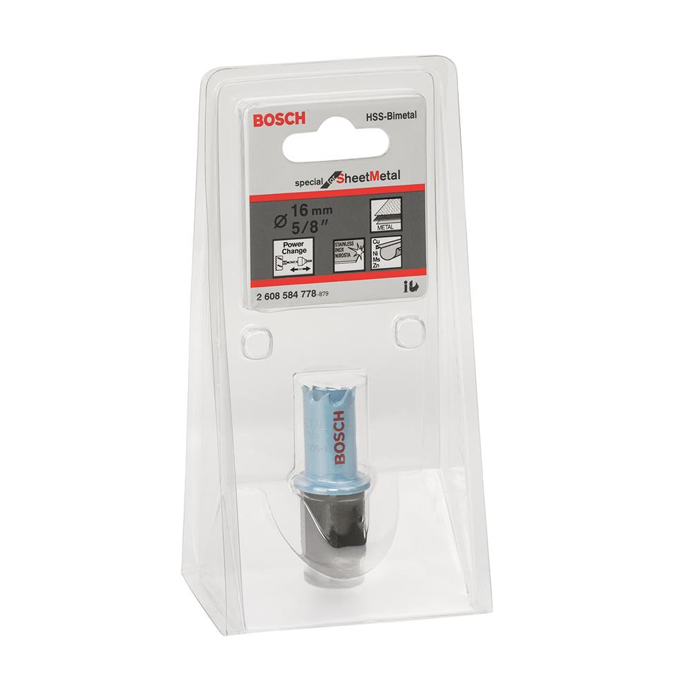 โฮซอลเจาะเหล็ก BOSCH 5/8 นิ้ว