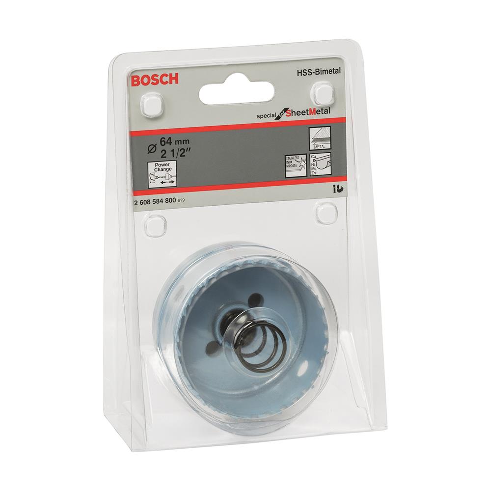 โฮลซอเจาะเหล็ก BOSCH 2-1/2"