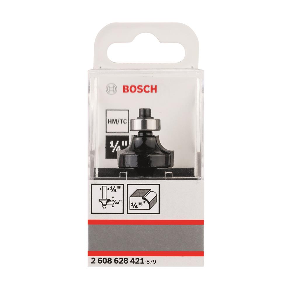 ดอกเร้าเตอร์ขอบโค้ง BOSCH 2608628421 1/4 นิ้ว