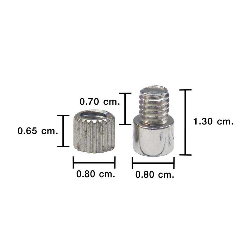 ปุ่มรับชั้น FITT SS 5152 SKP สีโครเมียม 10 ชิ้น