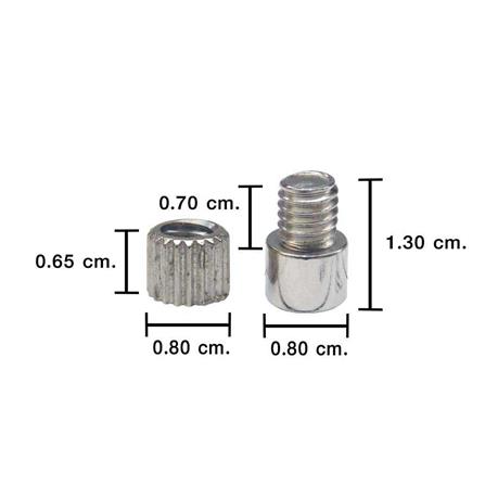 ปุ่มรับชั้น FITT SS 5152 SKP สีโครเมียม 10 ชิ้น_2