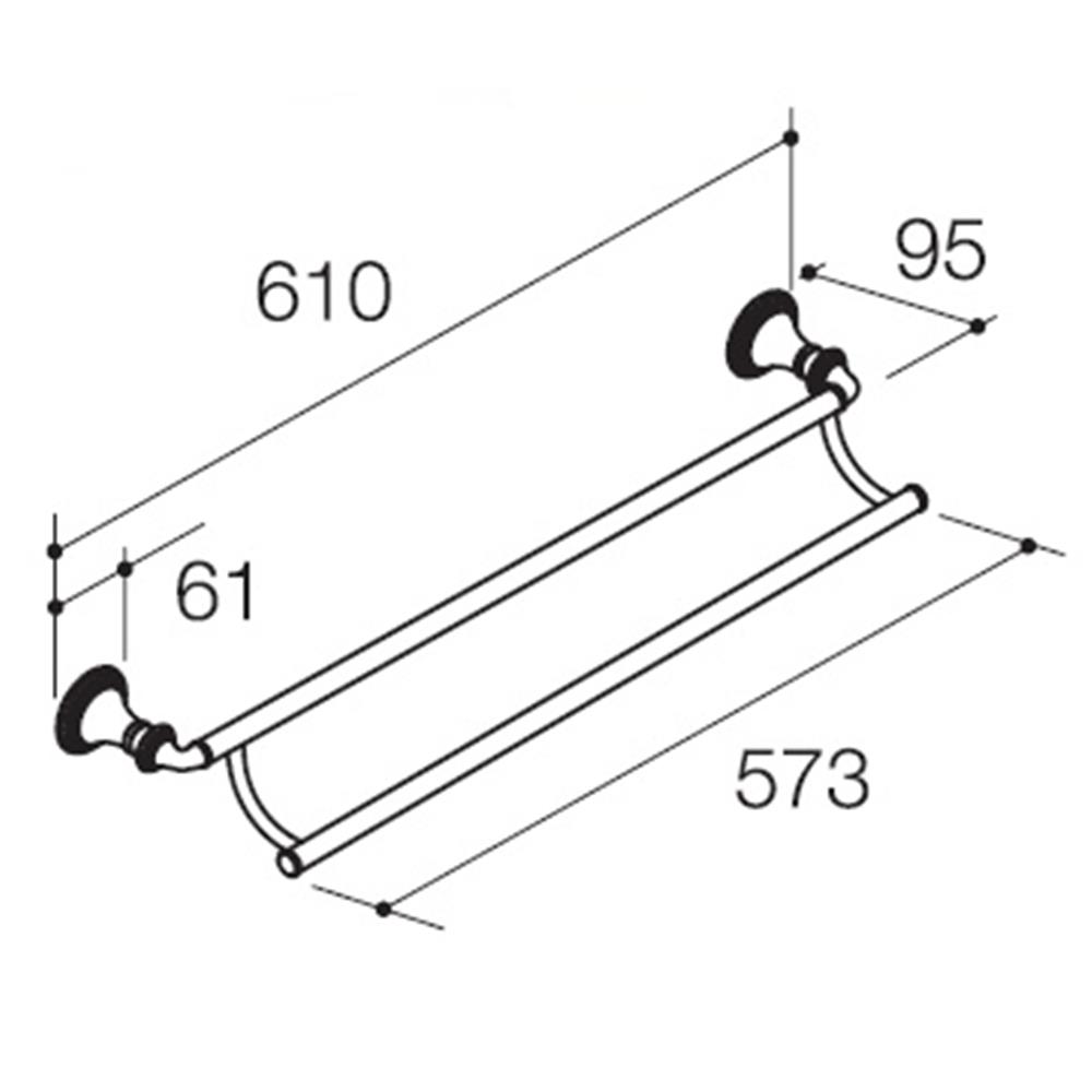 ราวแขวนผ้า KOHLER K-10553-CP สีโครม