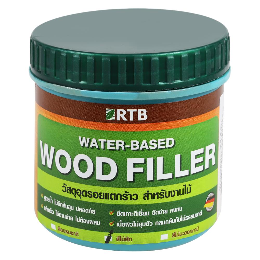 สีโป๊วไม้ RTB WOOD FILLER สีไม้สัก 230 มล.