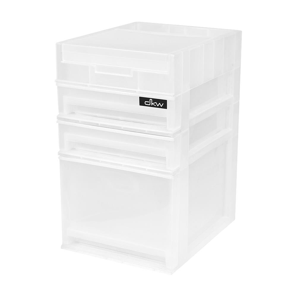 ชั้นลิ้นชักเล็ก 3 ชั้น DKW HH461/2 17x28.5x21.5 ซม. สีขาว