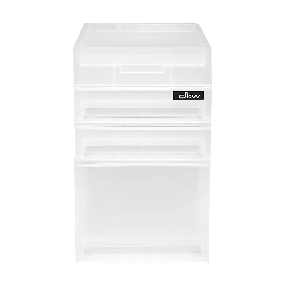 ชั้นลิ้นชักเล็ก 3 ชั้น DKW HH461/2 17x28.5x21.5 ซม. สีขาว