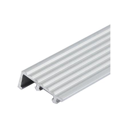 จมูกบันไดอะลูมิเนียม DP 5 ซม. 6 ม. สีอะลูมิเนียม