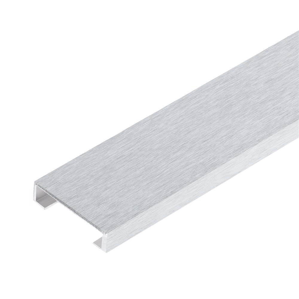 กรุยเชิงอะลูมิเนียม DP BAS40 4 ซม. 2 ม. สีเงินปัดลาย