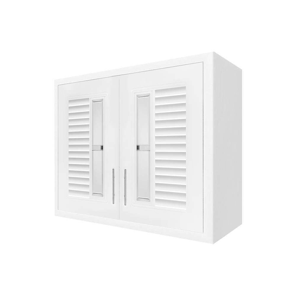 ตู้แขวนบานคู่ ABS KING NUVO 88.5x68 ซม. สีขาว