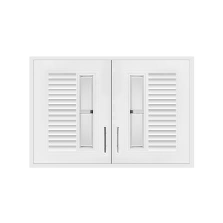 ตู้แขวนบานคู่ ABS KING NUVO 88.5x68 ซม. สีขาว_0