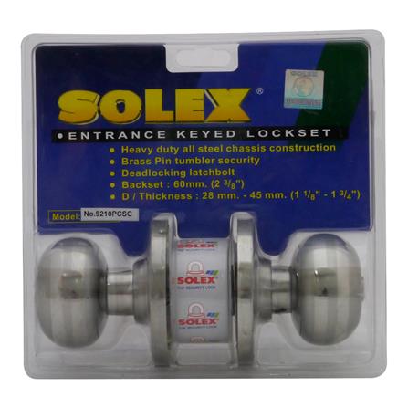 ลูกบิดทั่วไป SOLEX 9210 PC/SC หัวจัน สีสเตนเลส/สเตนเลสเงา_0