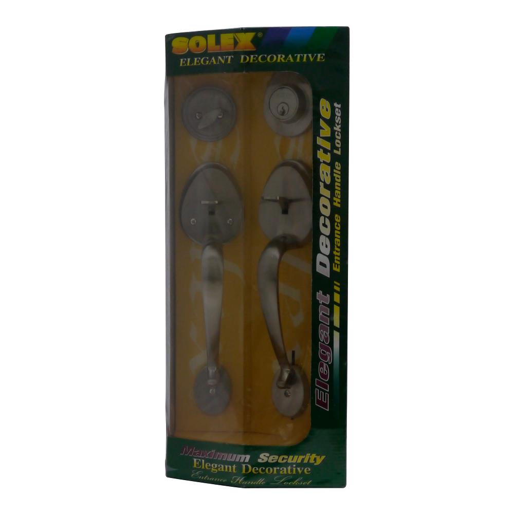 มือจับประตูใหญ่ SOLEX 6810 สีสเตนเลส