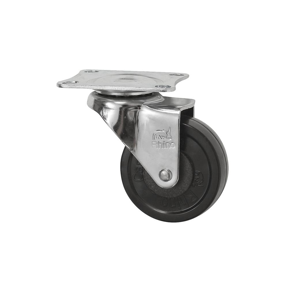 ลูกล้อ RUBBER PANSIAM แป้นหมุน 2.5 นิ้ว