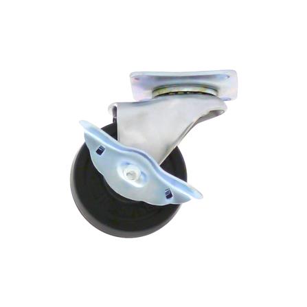 ลูกล้อยาง PANSIAM แป้นหมุน มีเบรก 2.5 นิ้ว สีดำ_0