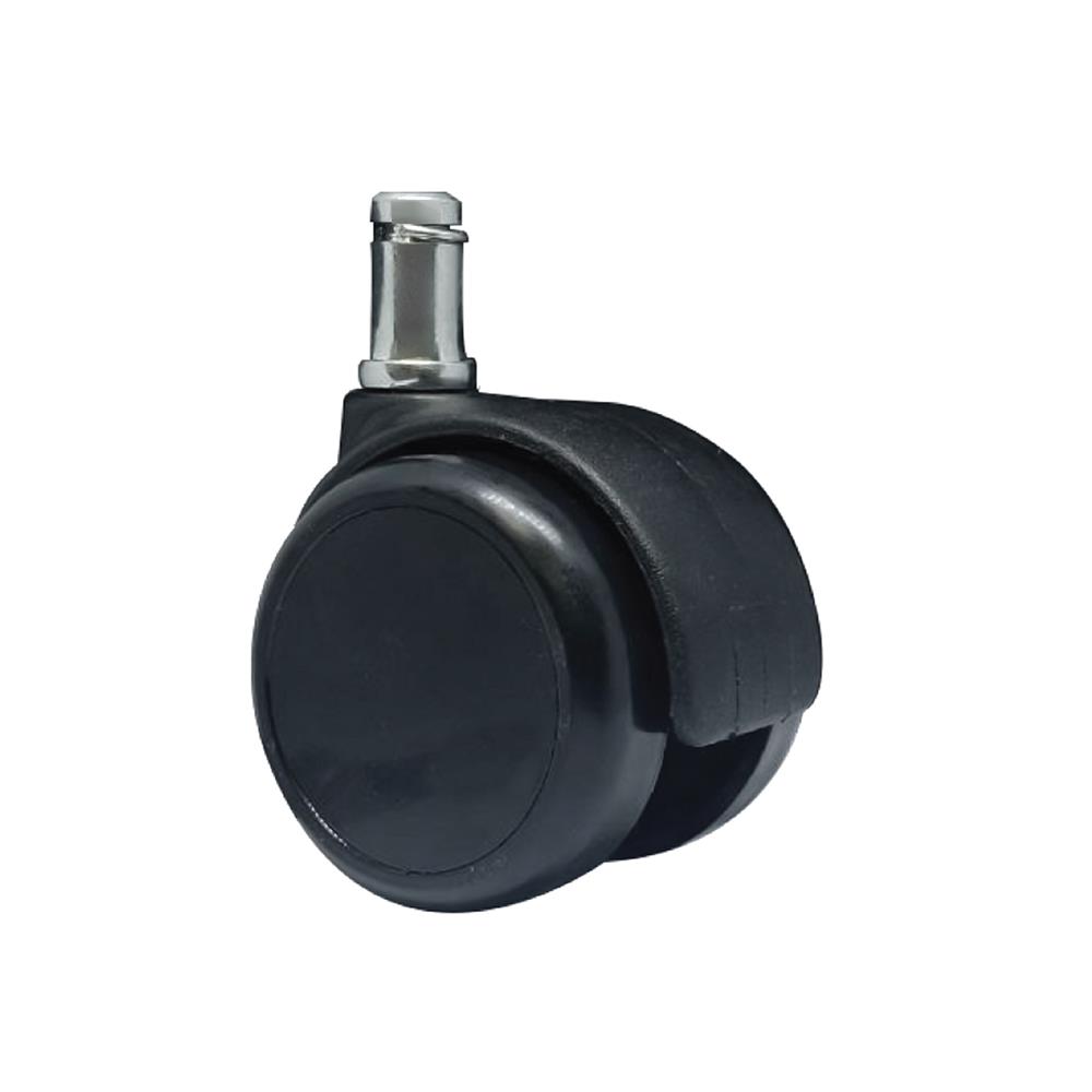 ลูกล้อไนลอน PAREO แหวนหมุน ไม่มีเบรก 2 นิ้ว สีดำ