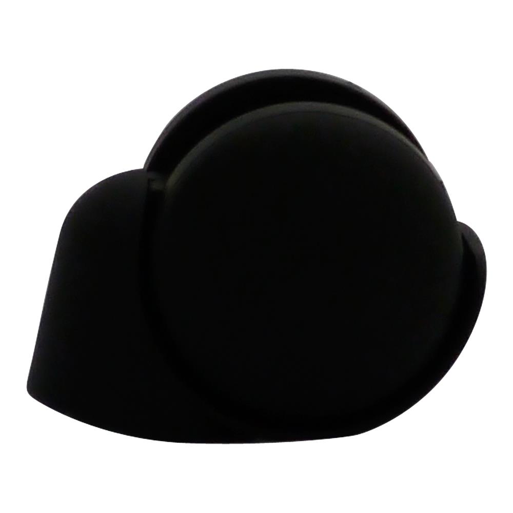 ลูกล้อไนลอนคู่ TMC ขารู ไม่มีเบรก 2 นิ้ว สีดำ