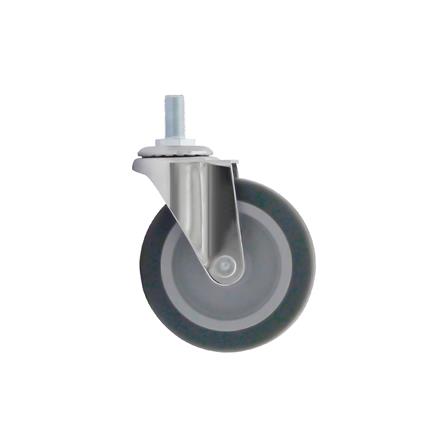 ลูกล้อยาง PAREO สกรูหมุน ไม่มีเบรก 4 นิ้ว_0