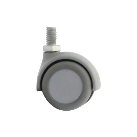 ลูกล้อไนลอน PAREO สกรูหมุน ไม่มีเบรก 1.5 นิ้ว สีเทา_0