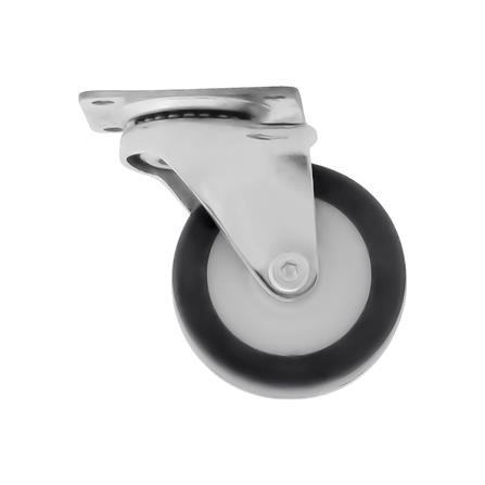 ลูกล้อโพลียูรีเทน PAREO แป้นหมุน มีเบรก 2.5 นิ้ว สีน้ำเงิน