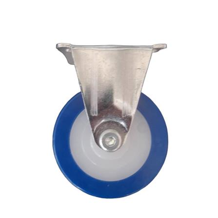 ลูกล้อโพลียูรีเทน PAREO แป้นตาย ไม่มีเบรก 2.5 นิ้ว สีน้ำเงิน_0