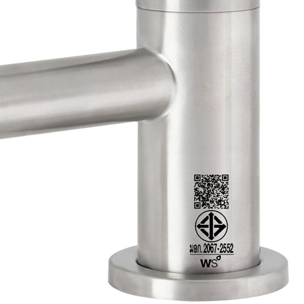 ก๊อกอ่างล้างหน้าเดี่ยว WS WS-0101L สเตนเลส