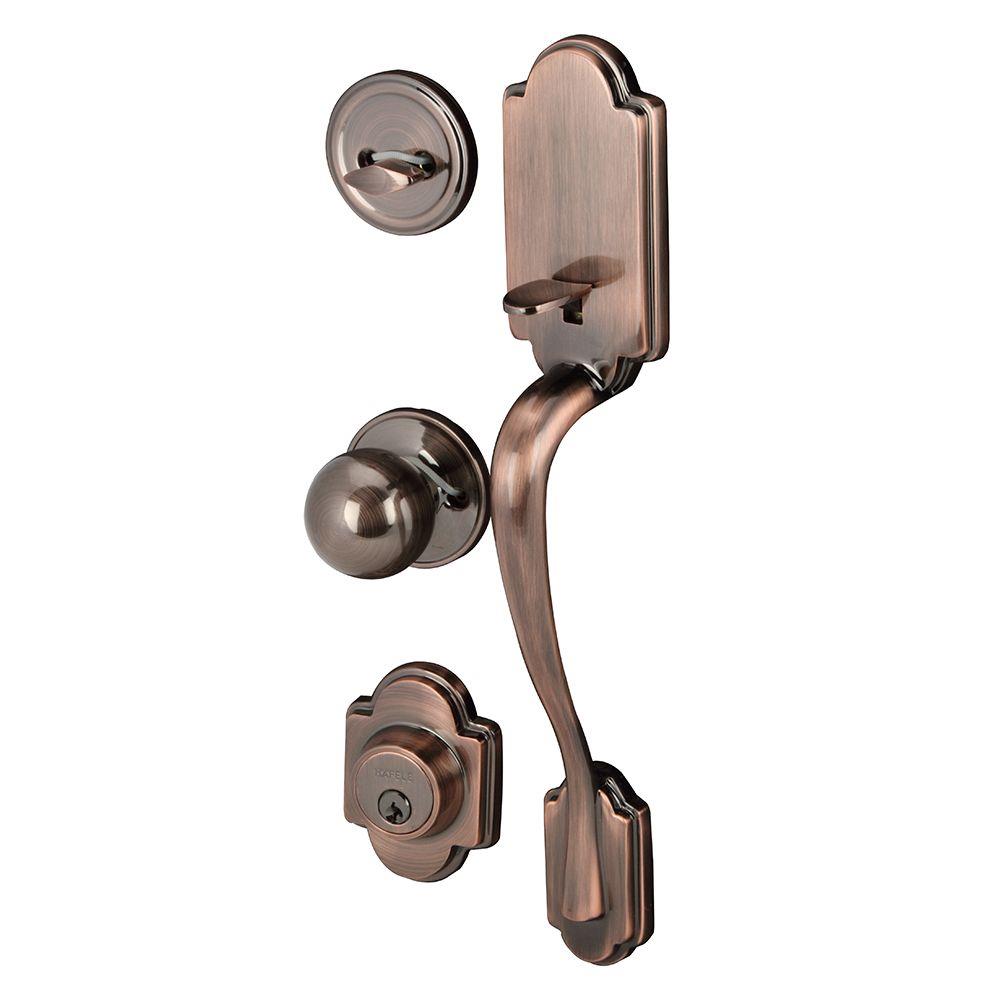 มือจับประตูใหญ่ HAFELE 489.94.309 สีทองแดงรมดำ