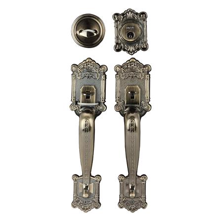 มือจับประตูใหญ่ HAFELE 489.94.405 สีทองเหลืองรมดำ_0