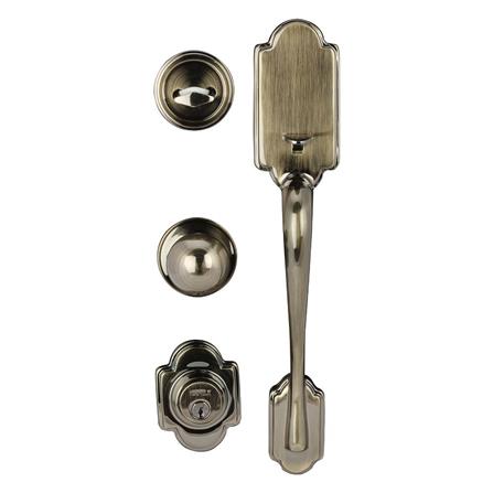 มือจับประตูใหญ่ HAFELE 489.94.409 สีทองเหลืองรมดำ