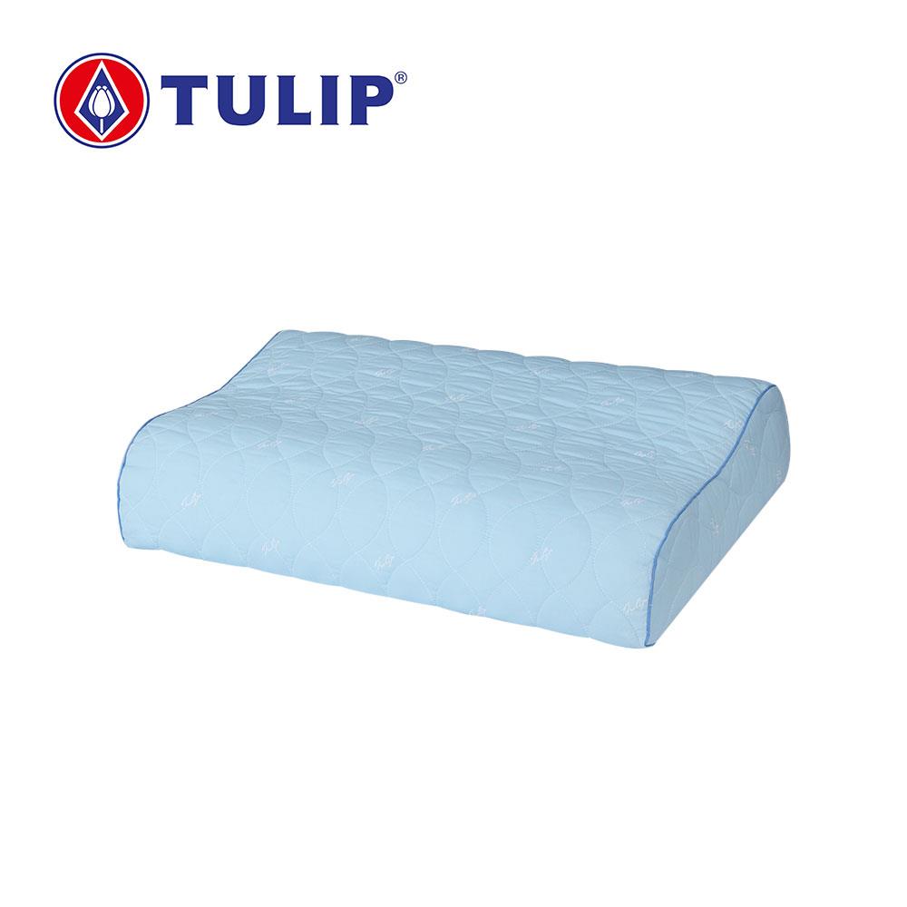 หมอนสุขภาพ โฟม TULIP 00611 15x23 นิ้ว สีฟ้า