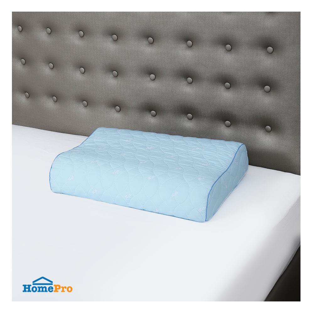 หมอนสุขภาพ โฟม TULIP 00611 15x23 นิ้ว สีฟ้า