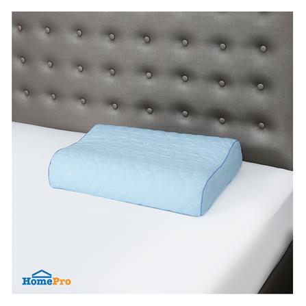 หมอนสุขภาพ โฟม TULIP 00611 15x23 นิ้ว สีฟ้า_5