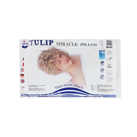 หมอนหนุนสุญญากาศ ใยสังเคราะห์ TULIP MIRACLE 00600 18x28 นิ้ว สีขาว_3