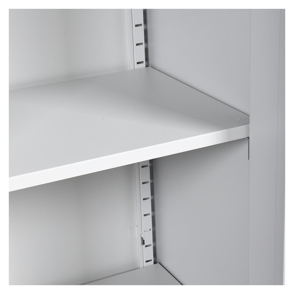 ตู้เหล็กสูงบานเลื่อนกระจก LUCKY WORLD KSG-120K-EG สีน้ำตาล